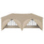 Pop-up Festtelt 575 x 288 x 245 cm Cremefarvet Oxford stof