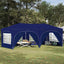 Pop-up Festtelt 575 x 288 x 245 cm Blå Oxford stof