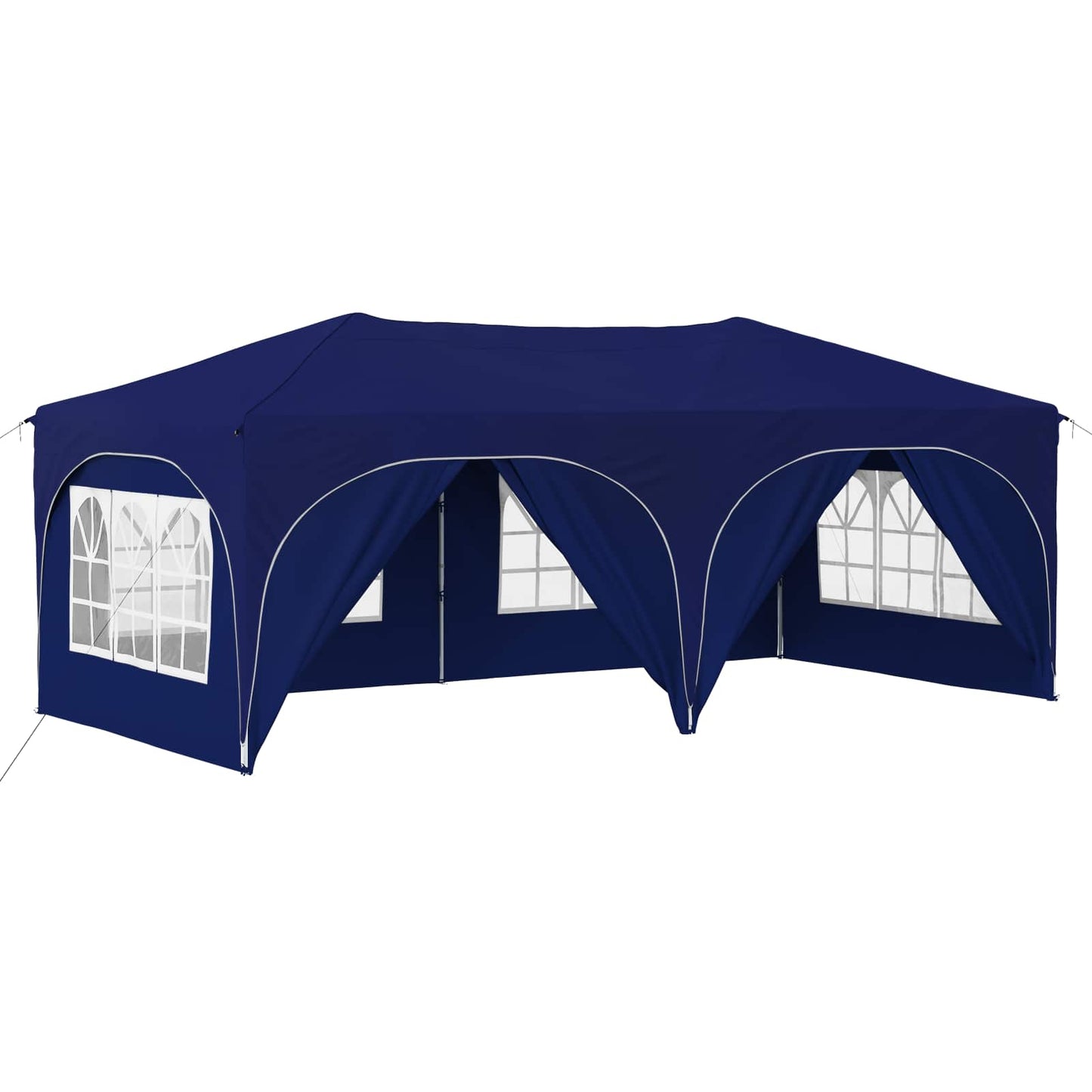Pop-up Festtelt 575 x 288 x 245 cm Blå Oxford stof
