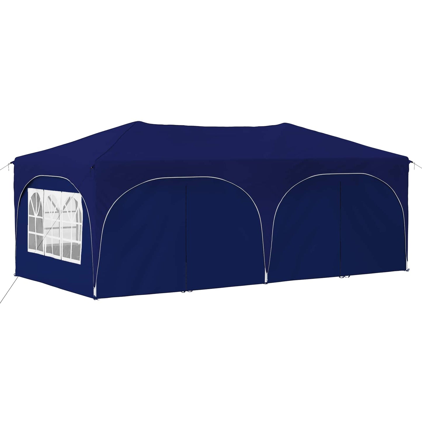Pop-up Festtelt 575 x 288 x 245 cm Blå Oxford stof