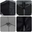 Pop-up Festtelt 575 x 288 x 245 cm Antracit Oxford stof