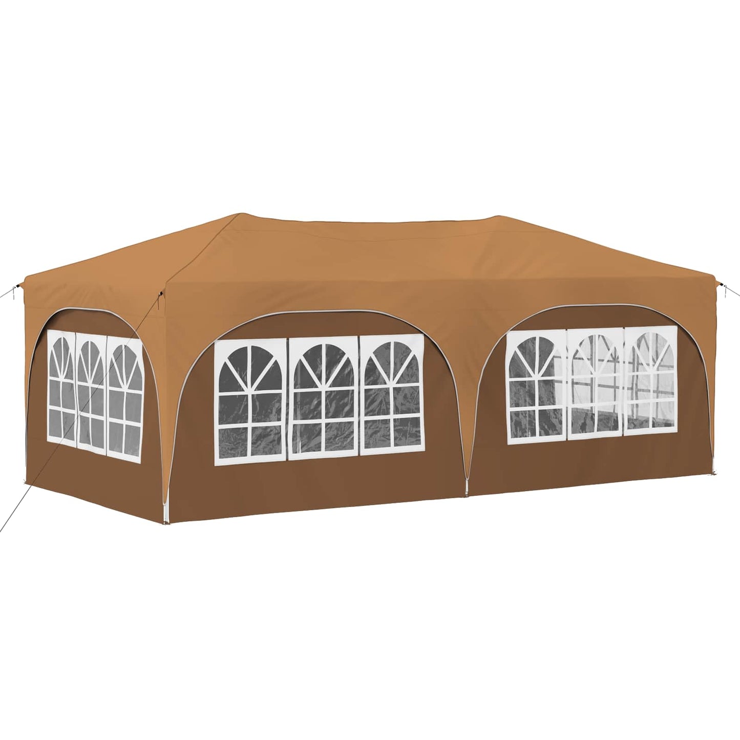 Pop-up Festtelt 575 x 288 x 245 cm Beige Oxford stof