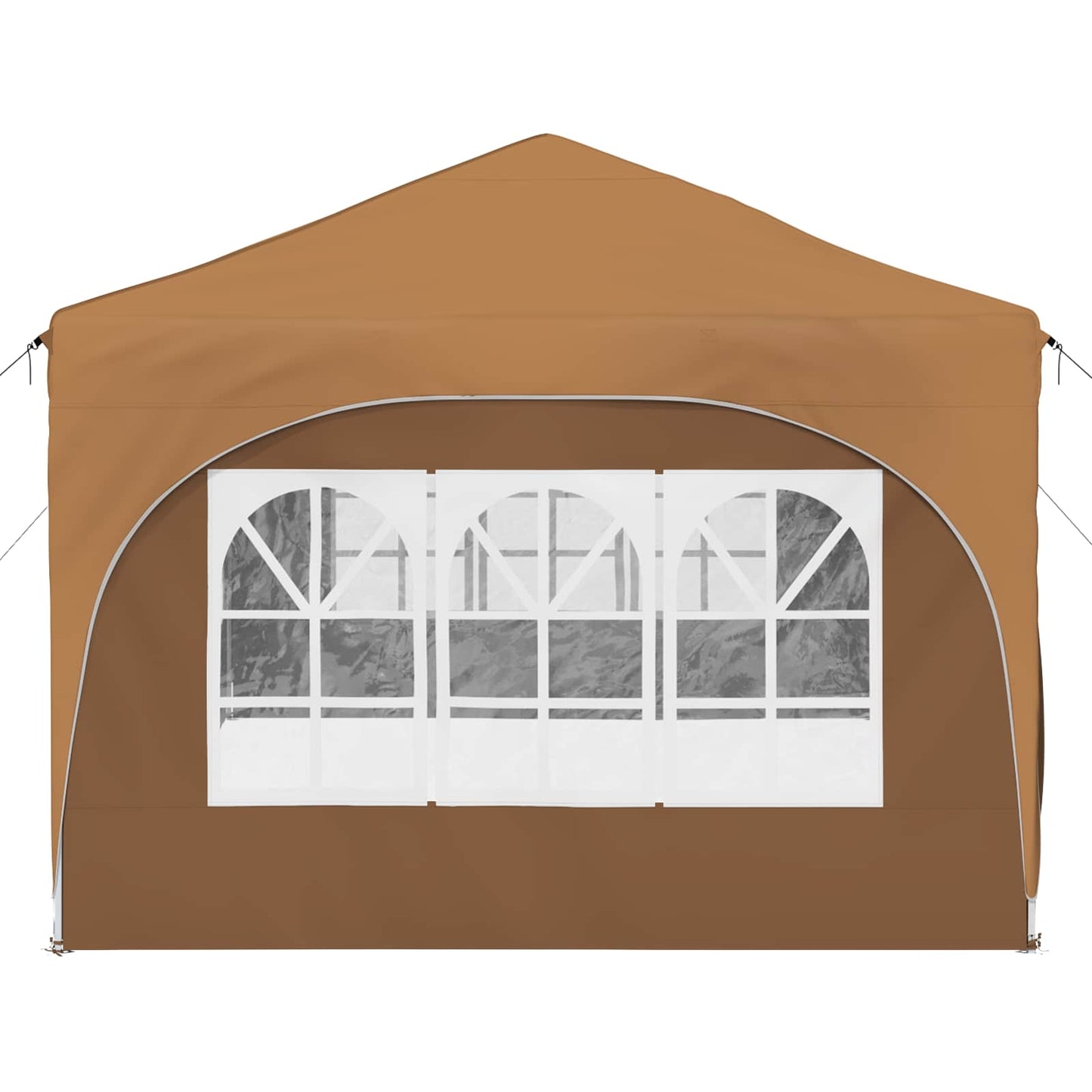 Pop-up Festtelt 575 x 288 x 245 cm Beige Oxford stof