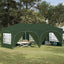 Pop-up Festtelt 575 x 288 x 245 cm Grøn Oxford stof