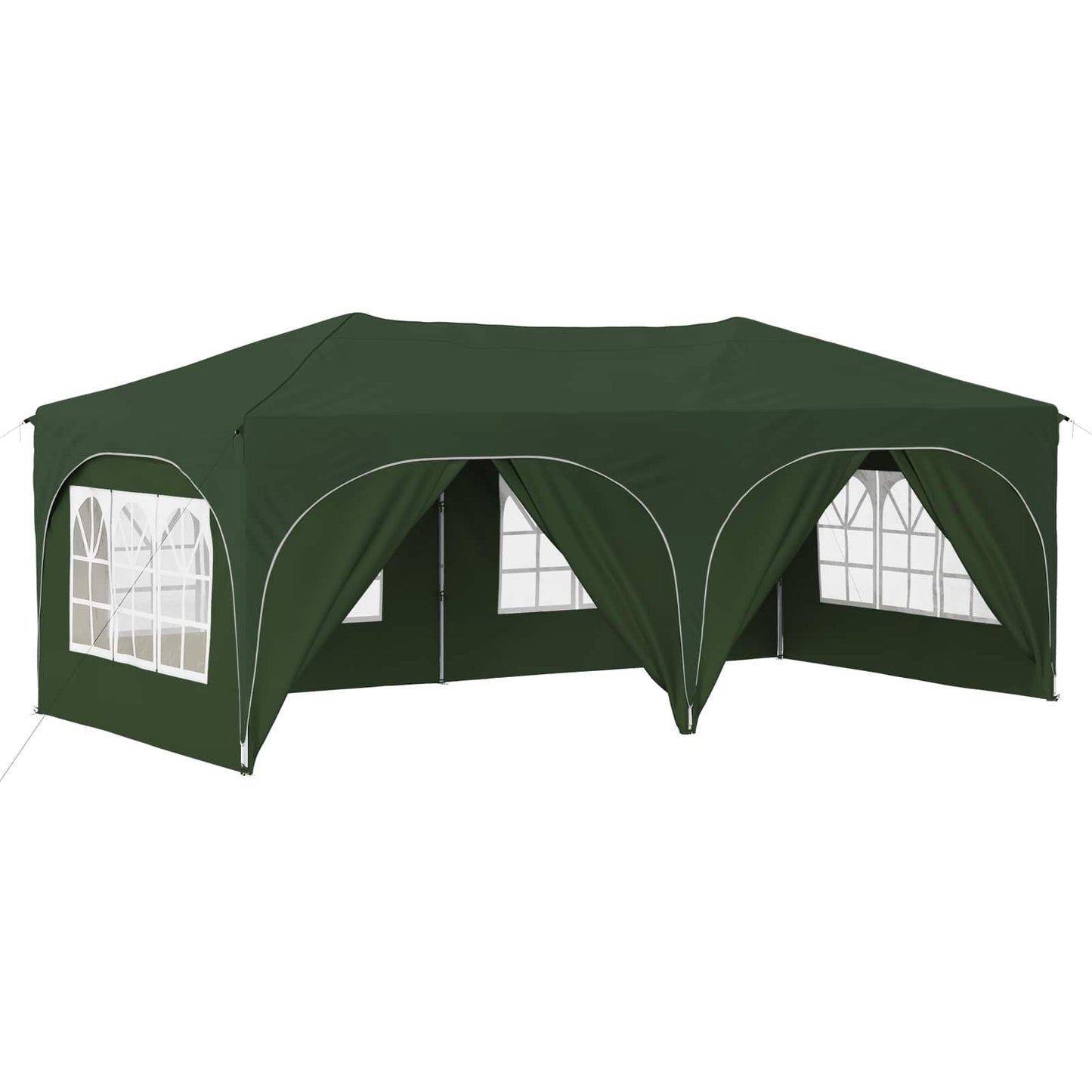 Pop-up Festtelt 575 x 288 x 245 cm Grøn Oxford stof