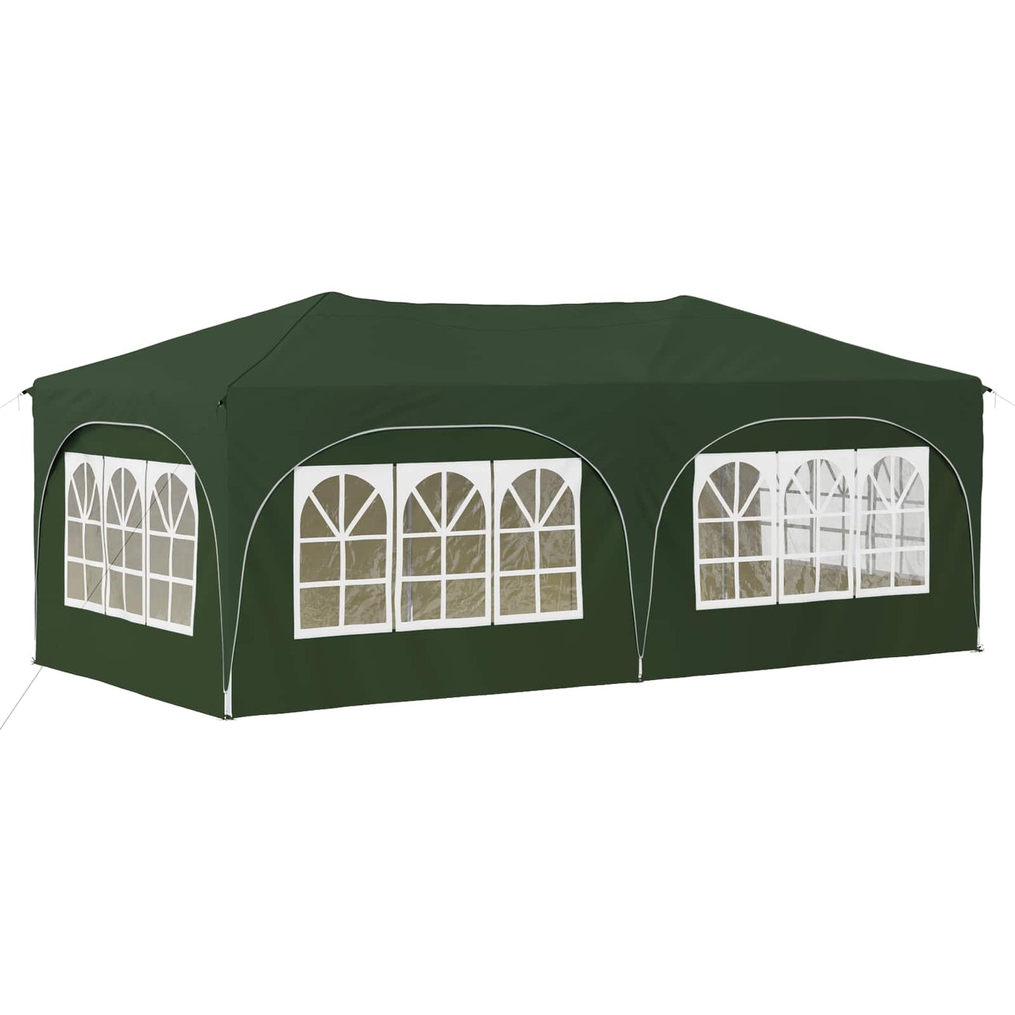 Pop-up Festtelt 575 x 288 x 245 cm Grøn Oxford stof