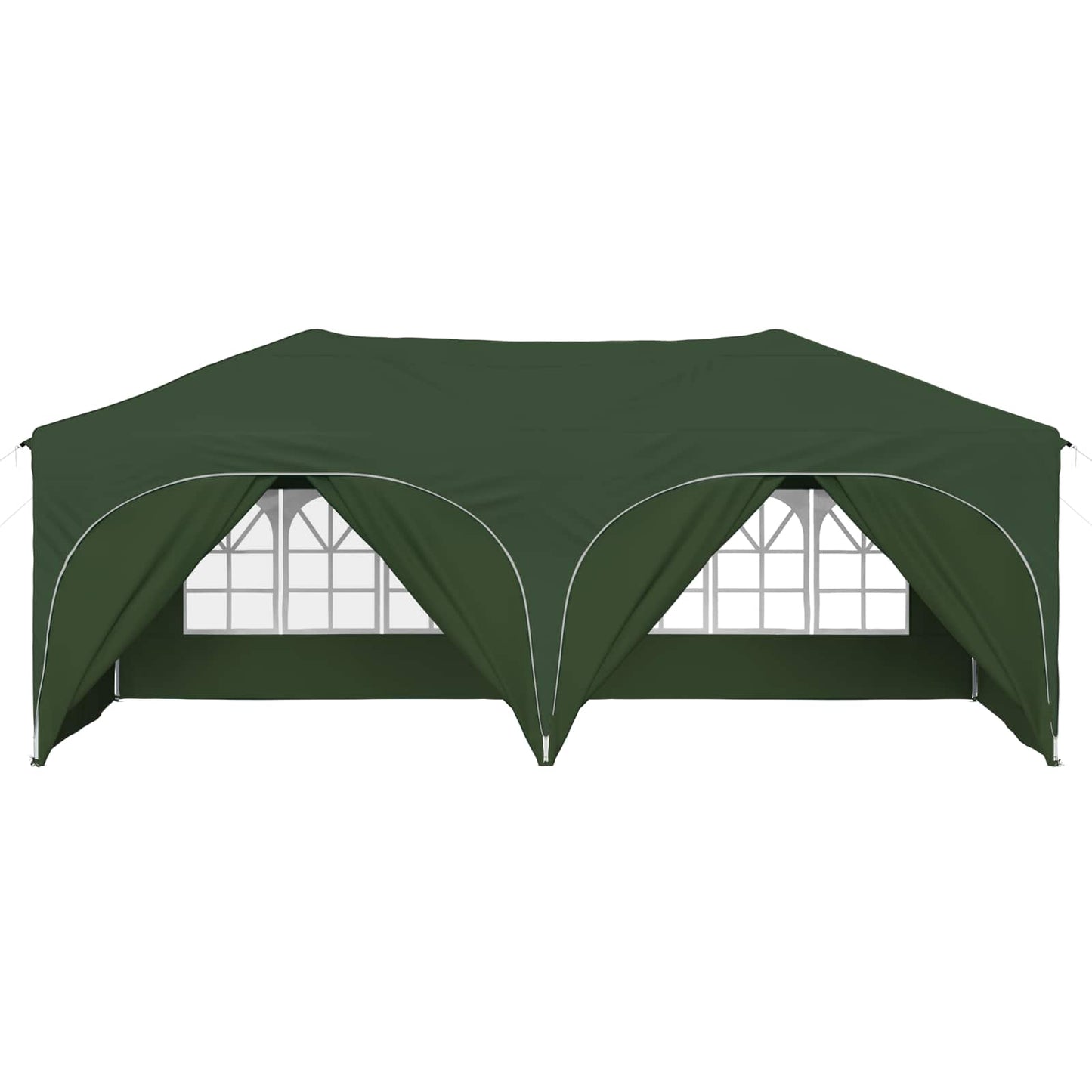 Pop-up Festtelt 575 x 288 x 245 cm Grøn Oxford stof