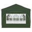 Pop-up Festtelt 575 x 288 x 245 cm Grøn Oxford stof