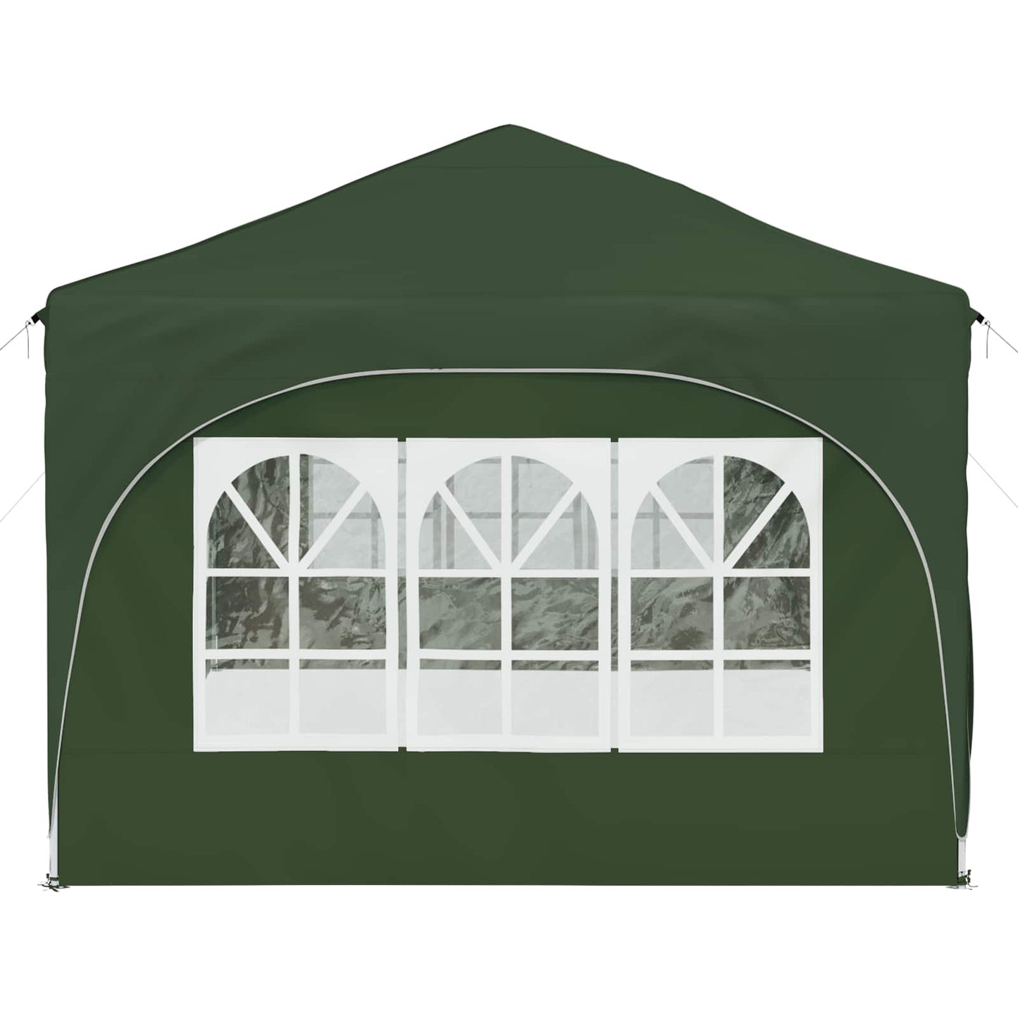 Pop-up Festtelt 575 x 288 x 245 cm Grøn Oxford stof