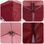 Pop-up Festtelt 575 x 288 x 245 cm Bordeaux Oxford stof