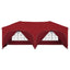 Pop-up Festtelt 575 x 288 x 245 cm Bordeaux Oxford stof
