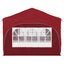 Pop-up Festtelt 575 x 288 x 245 cm Bordeaux Oxford stof