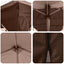 Pop-up Festtelt 575 x 288 x 245 cm Brun Oxford stof