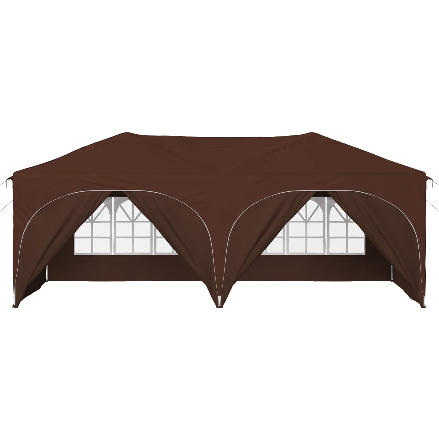 Pop-up Festtelt 575 x 288 x 245 cm Brun Oxford stof