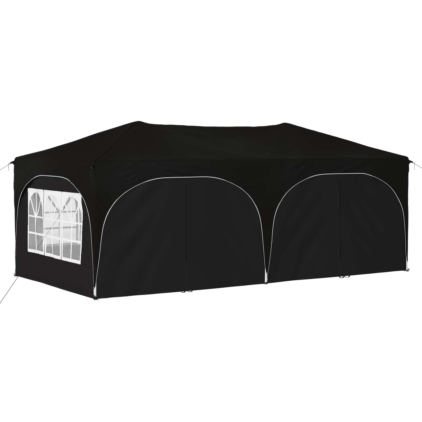 Pop-up Festtelt 575 x 288 x 245 cm Sort Oxford stof