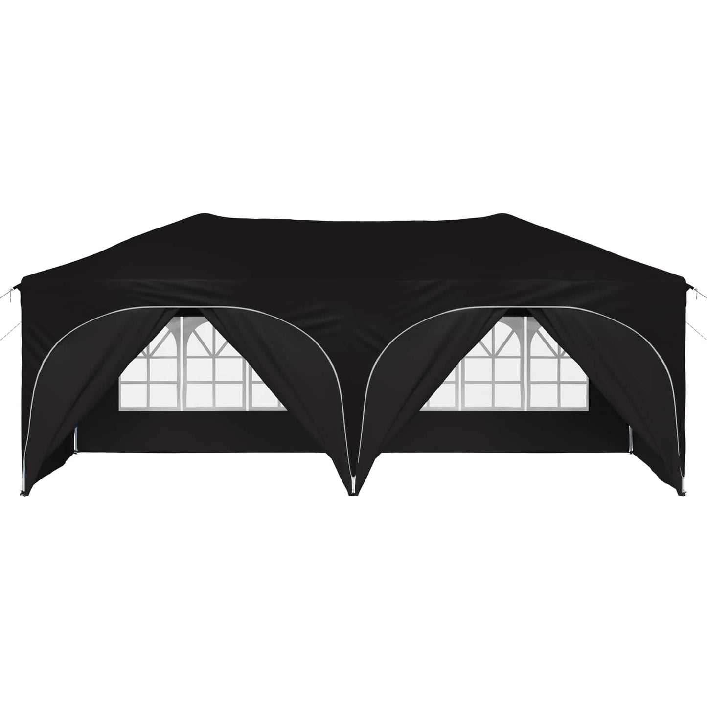 Pop-up Festtelt 575 x 288 x 245 cm Sort Oxford stof
