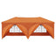 Pop-up Festtelt 575 x 288 x 245 cm Orange Oxford stof