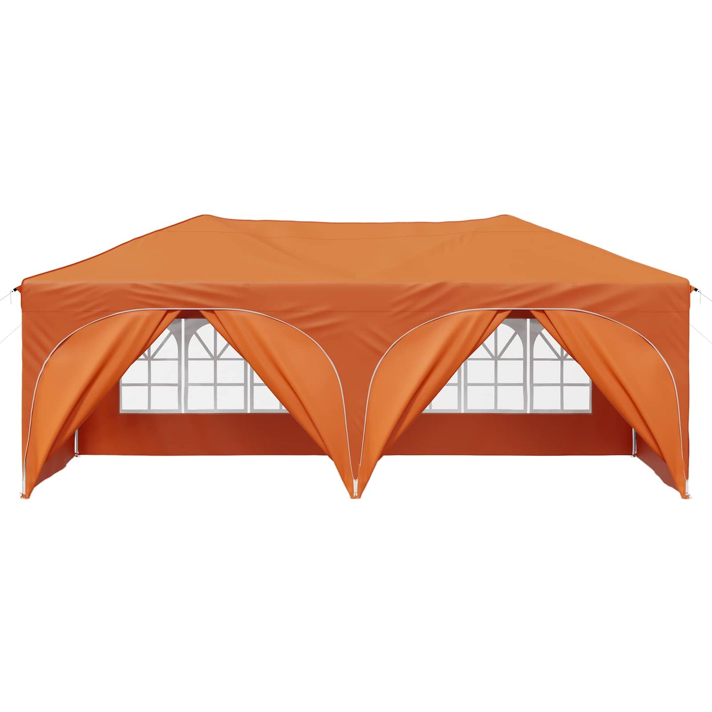 Pop-up Festtelt 575 x 288 x 245 cm Orange Oxford stof