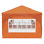 Pop-up Festtelt 575 x 288 x 245 cm Orange Oxford stof