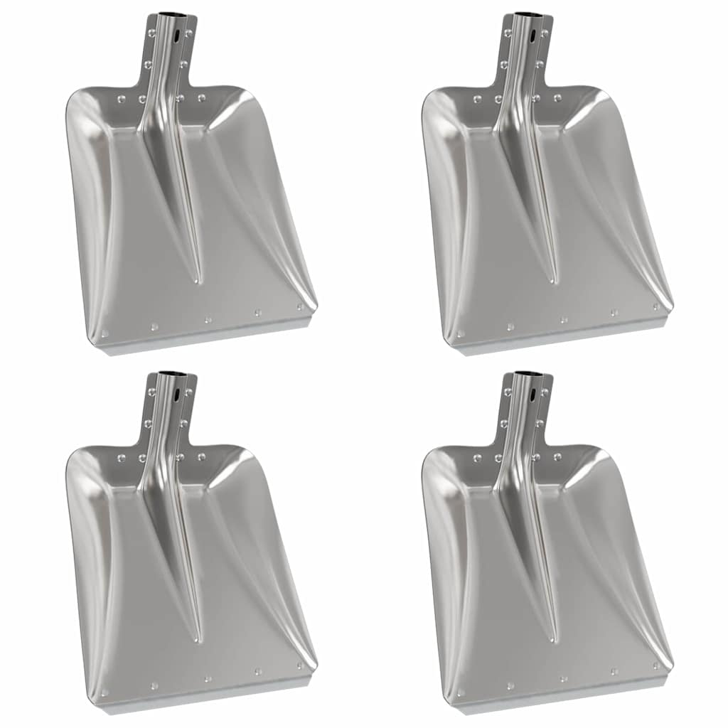 Skovlhoved 4 pcs Sølv 45 x 38 cm Aluminium