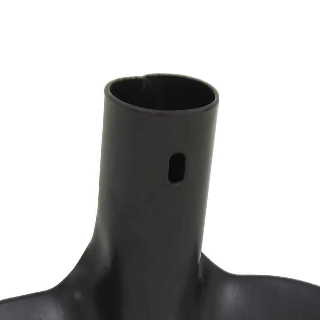 Skovlhoved 4 pcs Sort 34,5 x 24 cm Pulverlakeret stål