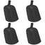 Skovlhoved 4 pcs Sort 34,5 x 24 cm Pulverlakeret stål