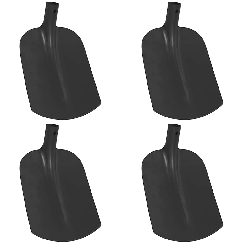Skovlhoved 4 pcs Sort 34,5 x 24 cm Pulverlakeret stål