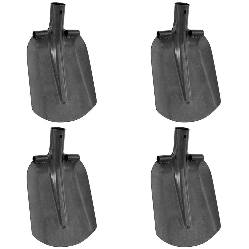 Skovlhoved 4 pcs Sølv 33 x 21 cm Pulverlakeret stål