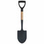 Skovl Sort 68,5 cm Powder Coated Stål og Solid Træ