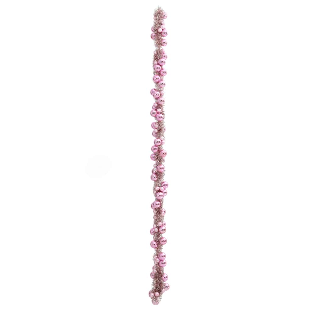 Jule Kugle Guirlande Lyserød 186 cm Polystyren