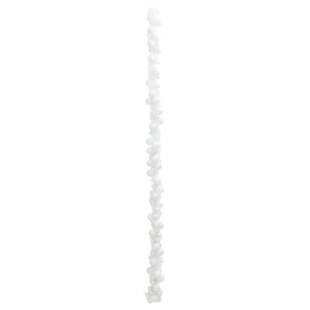 Jule Kugle Guirlande Hvid 186 cm Polystyren