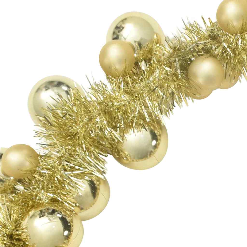 Jule Kugle Guirlande Guld 186 cm Polystyren