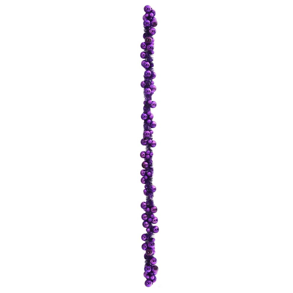 Jule Kugle Guirlande Lilla 186 cm Polystyren