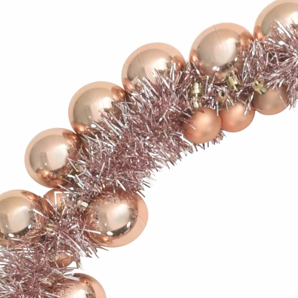 Jule Kugle Guirlande Rosenguld 186 cm Polystyren