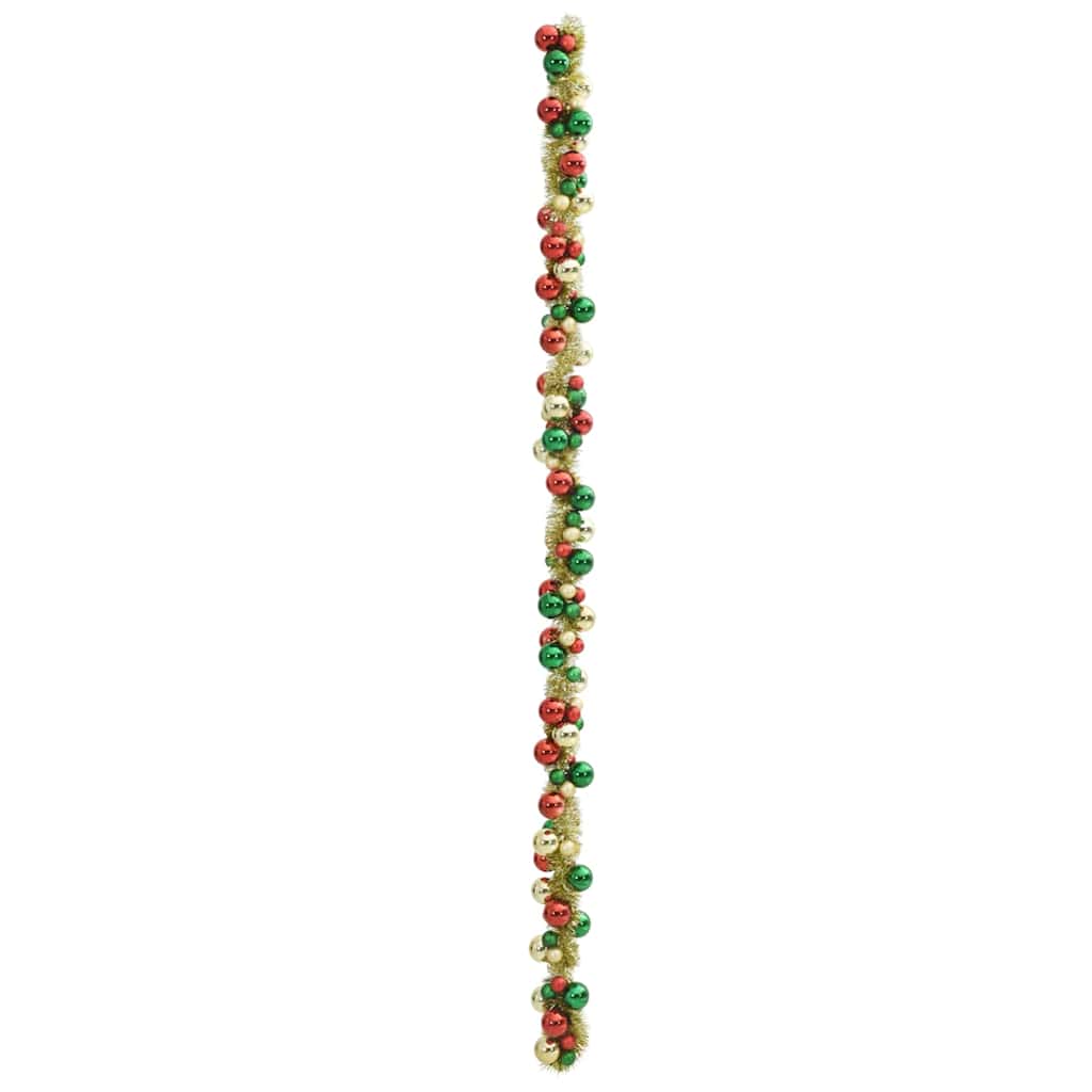 Jule Kugle Guirlande Flerfarvet 186 cm Polystyren