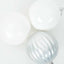 Julepynt Sæt XL 9 pcs Hvid Ø 15 cm Plastik LED'er