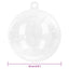 Jule Kuglesæt 25 pcs Transparent Ø 10 cm