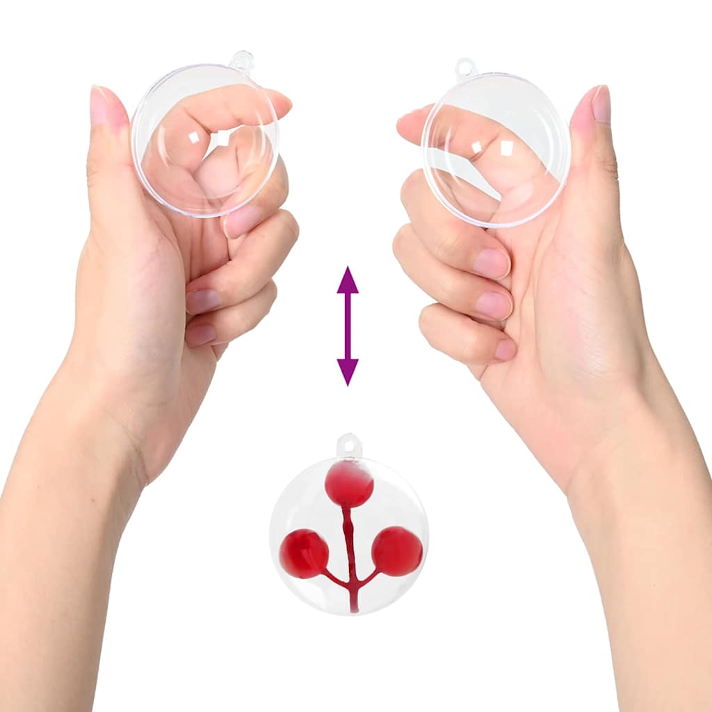 Jule Kuglesæt 200 pcs Transparent Ø 5 cm