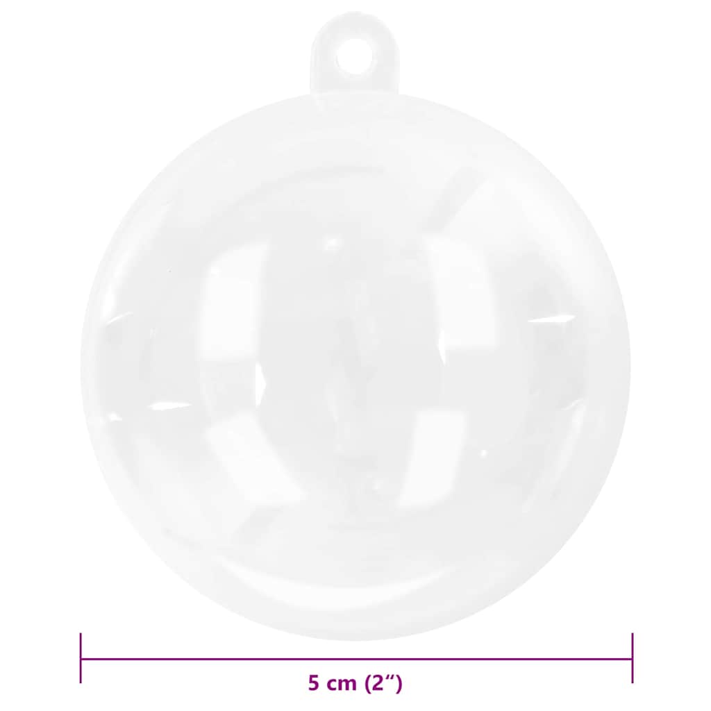 Jule Kuglesæt 200 pcs Transparent Ø 5 cm