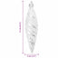 Jule Spiral Formet Kugle 40 pcs Sølv Plastik