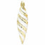Jule Spiral Formet Kugle 40 pcs Guld Plastik