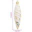 Jule Spiral Formet Kugle 40 pcs champagnefarvet Plastik