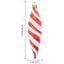 Jule Spiral Formet Kugle 40 pcs Rød Plastik