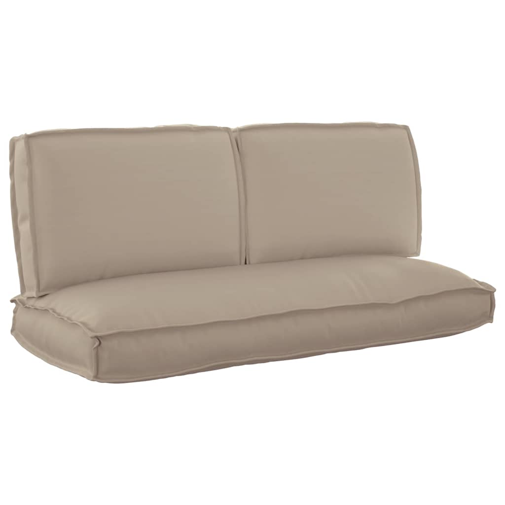 Pudesæt 3 pcs Gråbrun Oxford stof