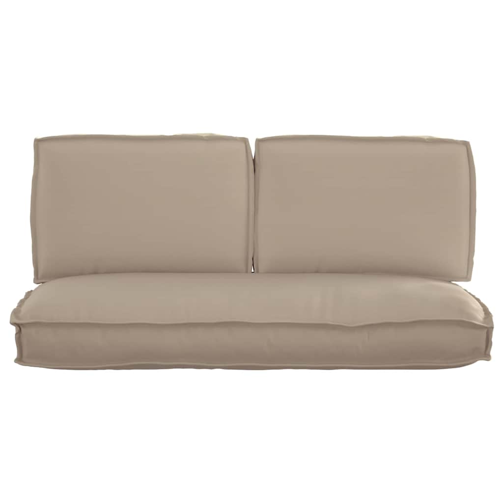 Pudesæt 3 pcs Gråbrun Oxford stof