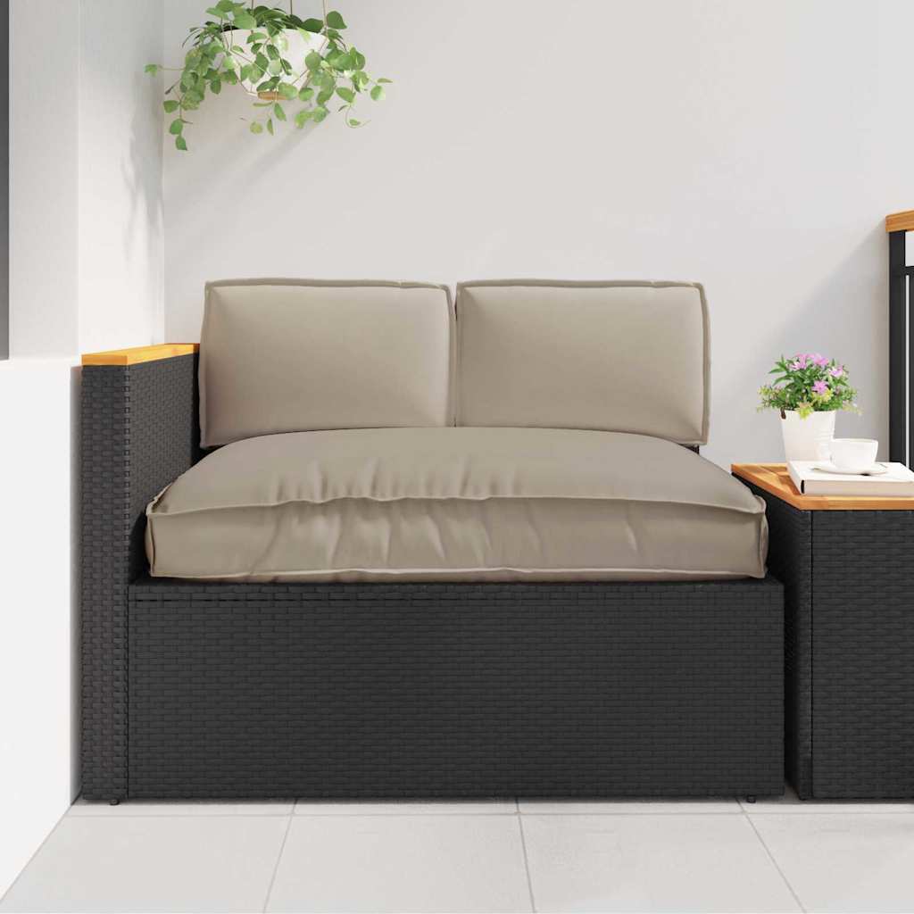 Pudesæt 3 pcs Gråbrun Oxford stof