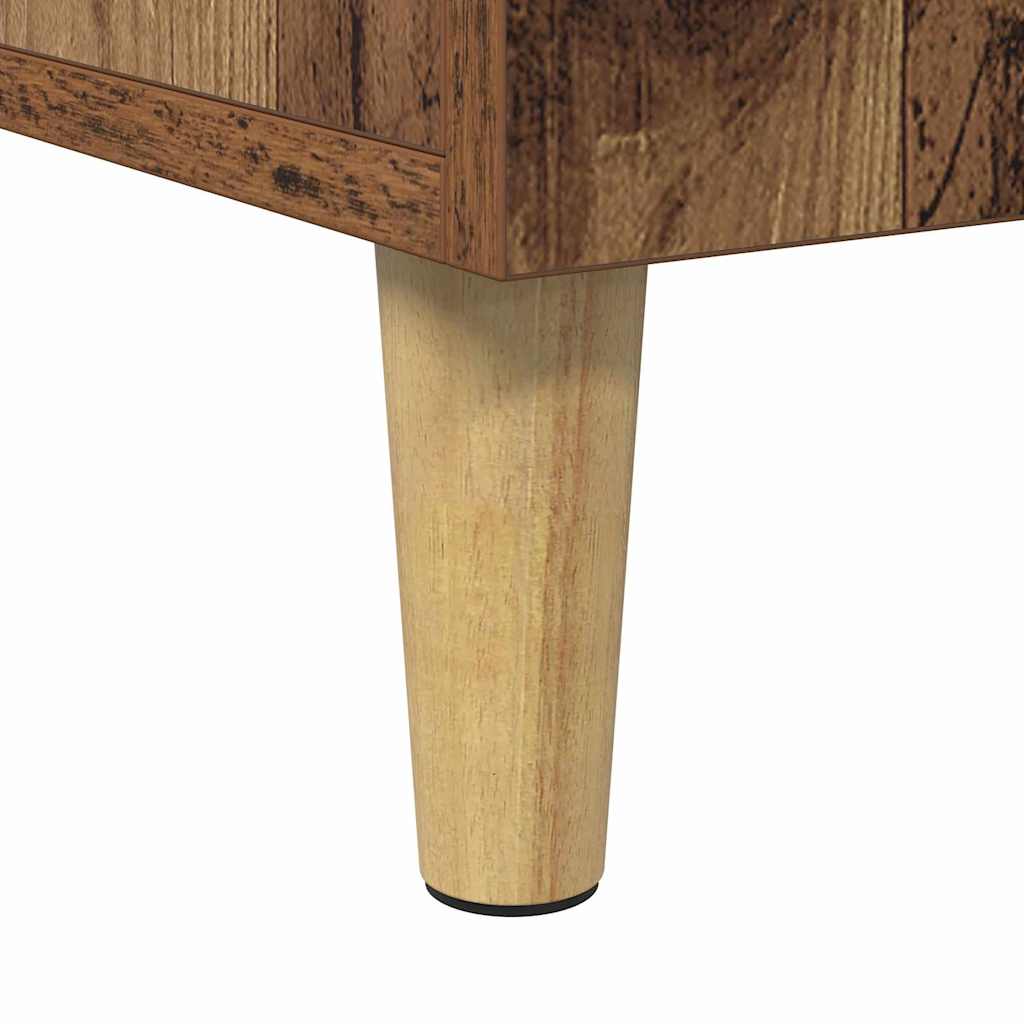 Bord med hylde Gammelt træ 140 x 50 x 75 cm Konstrueret træ