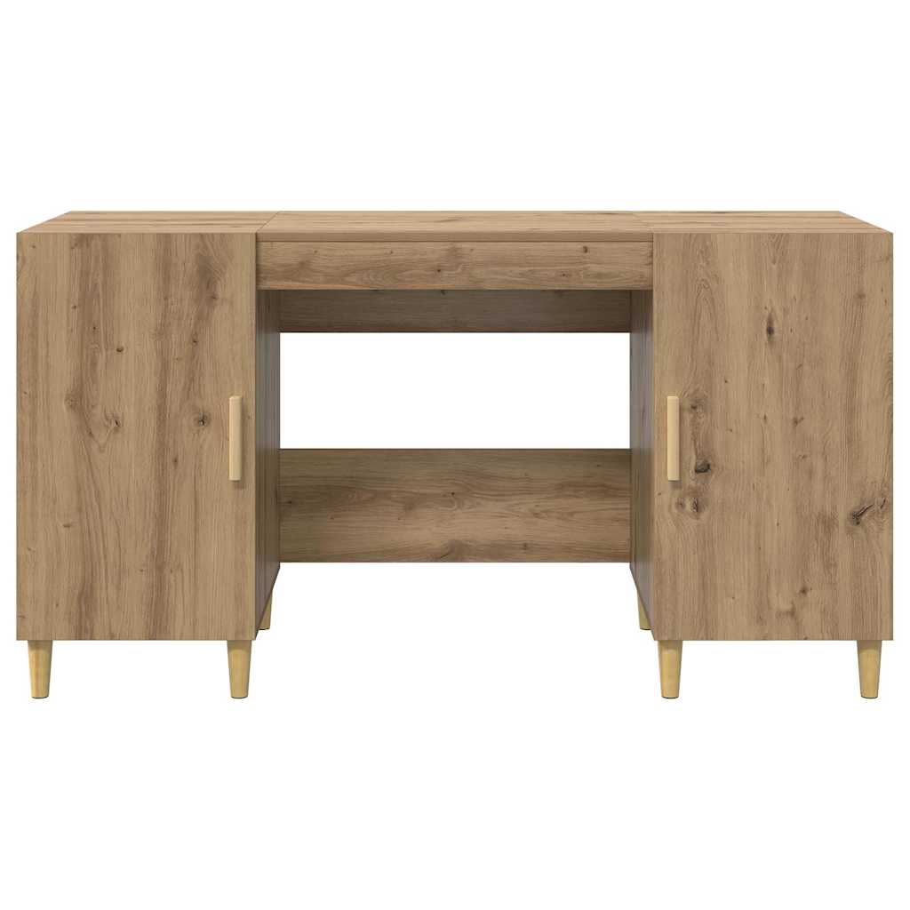 Bord Artisan Egetræ Konstrueret træ 140 x 50 x 75 cm