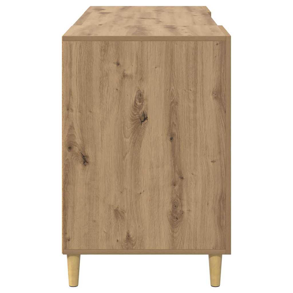 Bord Artisan Egetræ Konstrueret træ 140 x 50 x 75 cm