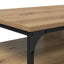 Sofabord Artisan Egetræ 100 x 50 x 45 cm Konstrueret træ
